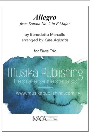 Allegro (Marcello) – for Flute Trio