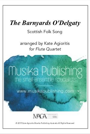 The Barnyards of Delgaty – Flute Quartet (4 C Flutes)