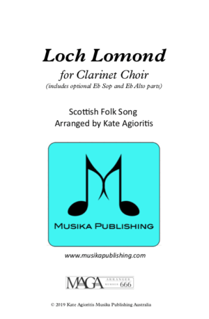 Loch Lomond – for Clarinet Choir