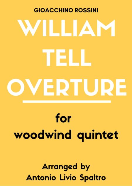 Copertina William tell overture quintetto fiati Antonio Livio Spaltro