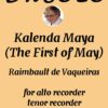 kalenda maya score cover 2 recorders