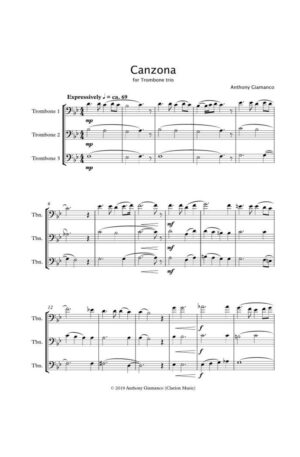 Canzona – Trombone Trio