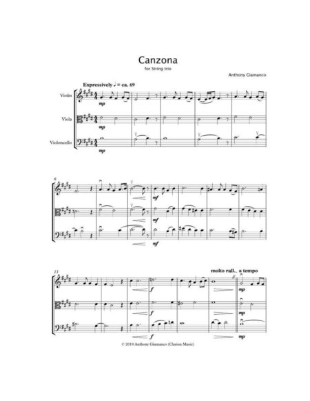 Canzona string trio 1