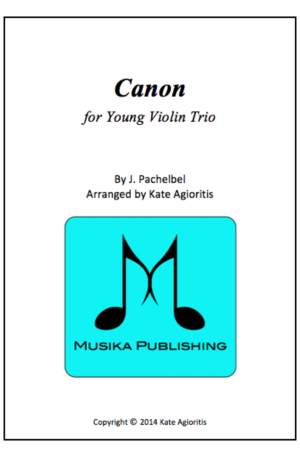 Pachelbel’s Canon for Young Players – Violin Trio