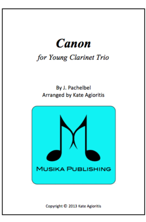 Pachelbel’s Canon for Young Players – Clarinet Trio