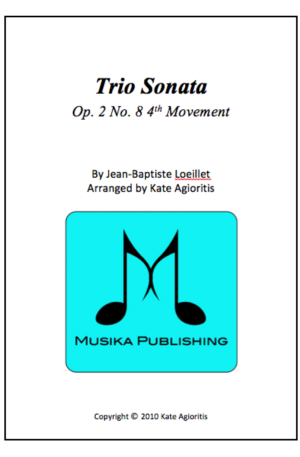 Trio Sonata – Saxophone Ensemble