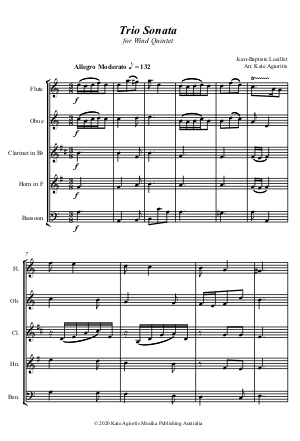 Trio Sonata – Wind Quintet