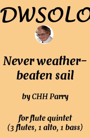 Never weather-beaten sail (3 flutes, 1 alto, 1 bass)