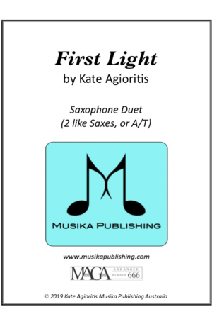 First Light – Saxophone Duet