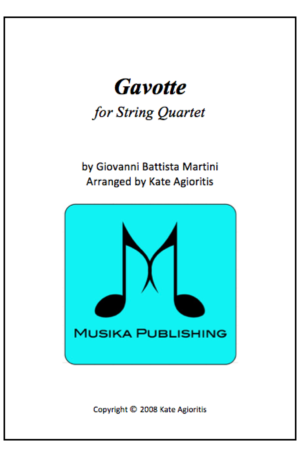 Gavotte by Martini – for String Quartet