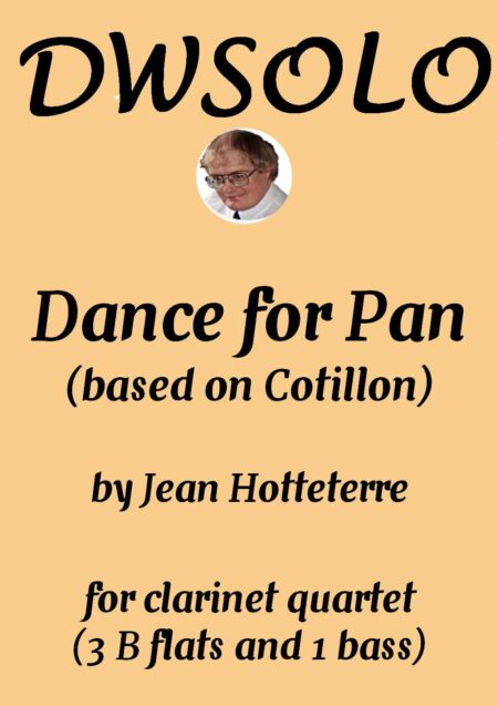 cover dance for pan clarinet quartet 3 b flats and 1 bass