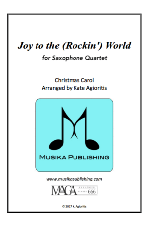 Joy to the (Rockin’) World – Saxophone Quartet