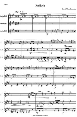 Freilach – Clarinet Trio