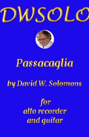 Passacaglia for alto recorder and guitar