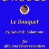 cover bouquet alto and tenor recorders guitar scaled