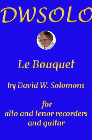 Le Bouquet for alto and tenor recorders with guitar