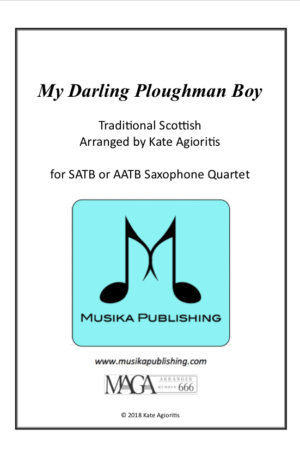 My Darling Ploughman Boy – Saxophone Quartet