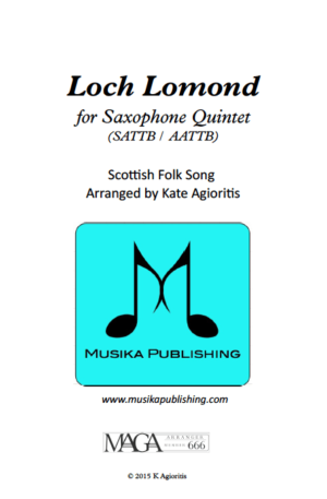 Loch Lomond – Saxophone Quintet