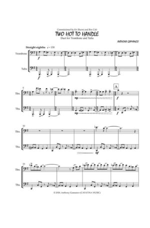 TWO HOT TO HANDLE – trombone/tuba duet