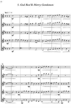 More Carols for Four! – Saxophone Quartet