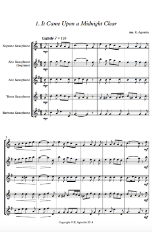 More Carols for Four! – Saxophone Quartet