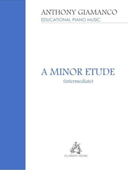 A MINOR ETUDE educational piano cover pg. page1