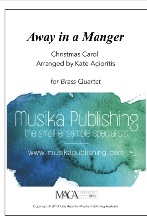 Away in a Manger – Rock Carol for Brass Quartet
