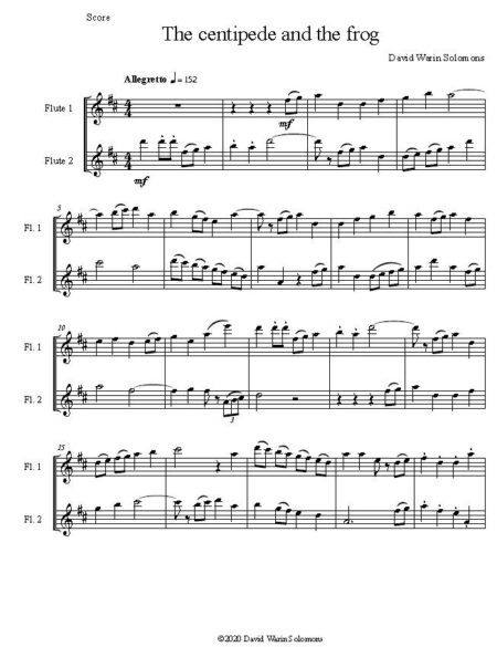 the centipede 2 flutes first page