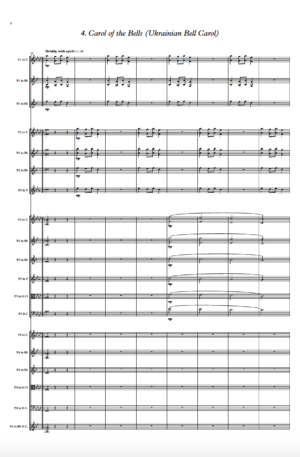 More Carols for Four! – Flexible Instrumentation – Piano Accompaniment
