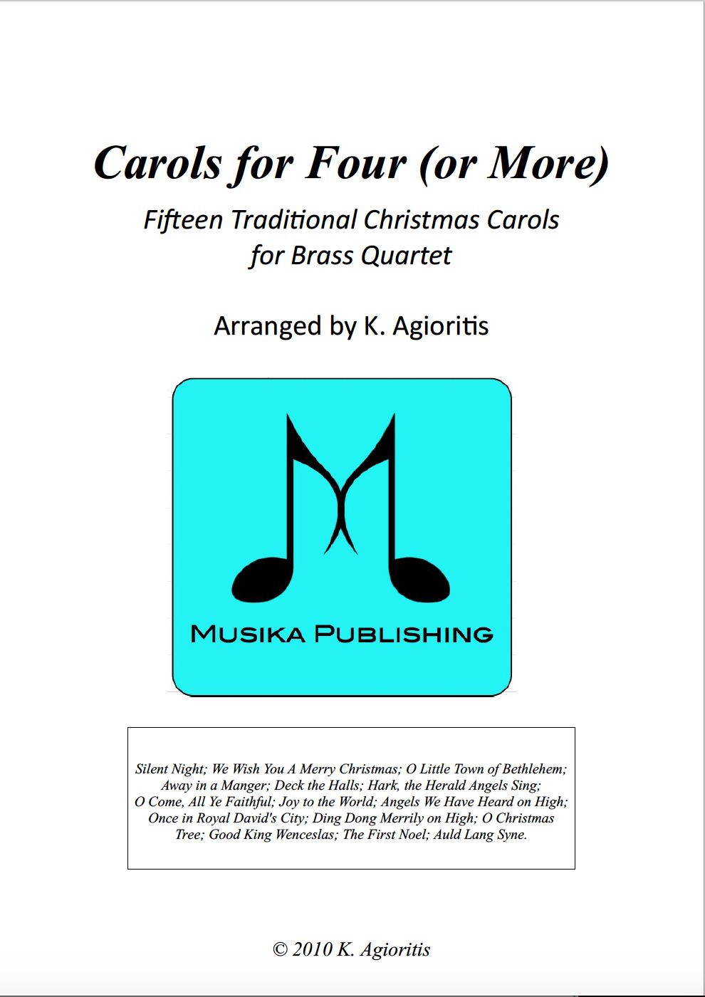 Carols for Four - Brass Quartet