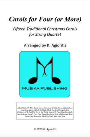 Carols for Four – 15 Carols for String Quartet