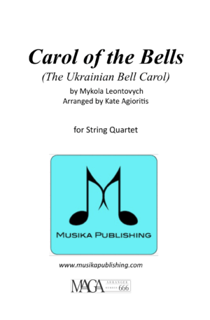 Carol of the Bells – for String Quartet