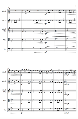 Carol of the Bells – for String Quartet