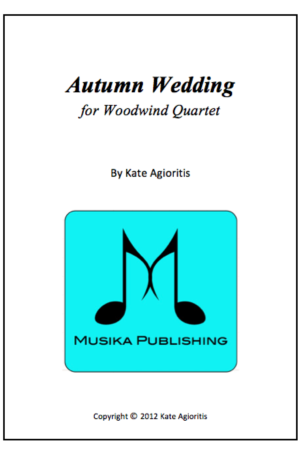 Autumn Wedding – for Woodwind Quartet