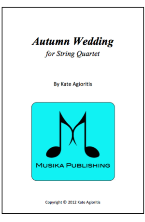Autumn Wedding – for String Quartet