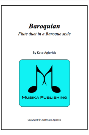 Baroquian – for Flute Duet