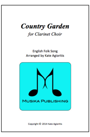 Country Garden – Jazz Arrangement for Clarinet Choir