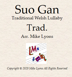 Wind Quintet – Welsh Lullaby “Suo Gan”
