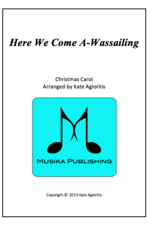 Here We Come A-Wassailing – Jazz Carol for Flute Quartet
