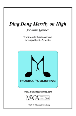 Ding Dong Merrily on High – Brass Quartet