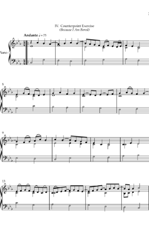 Solitary Confinements – John M. Licari (Four Easy Pieces For Piano)