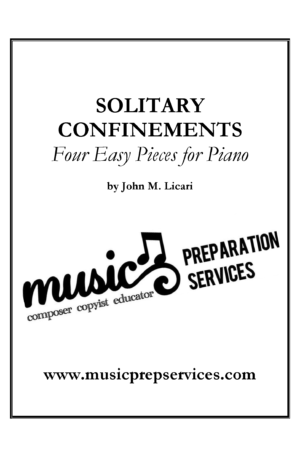 Soitary Confinements Piano Score Page 1