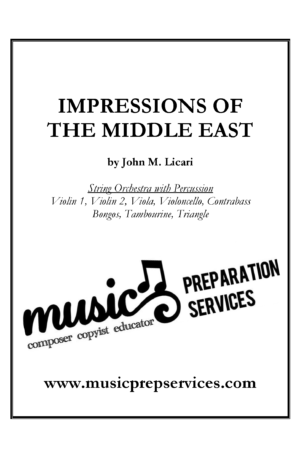 Impressions of the Middle East – String Orchestra