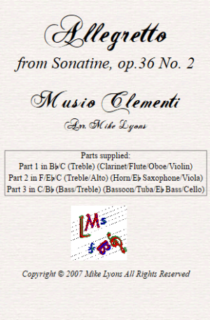 Flexi Trio – Clementi Allegretto