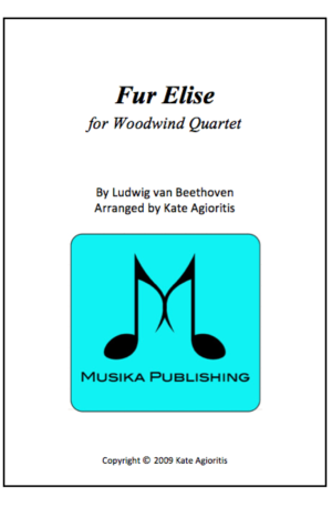 Fur Elise – Jazz Arrangement – Woodwind Quartet