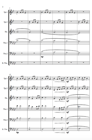 Fantasia on the Ukrainian Bell Carol – Brass Quintet