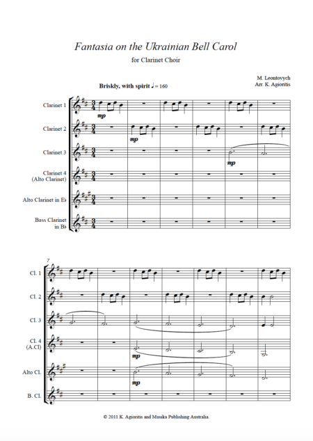 Fantasia Clarinet Choir