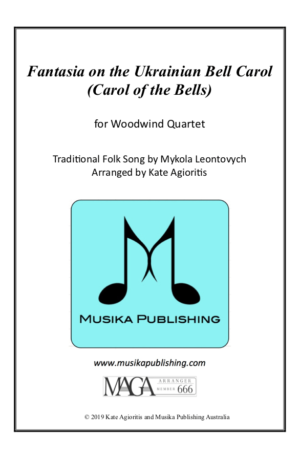 Fantasia on the Ukrainian Bell Carol – Woodwind Quartet