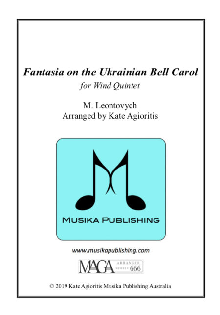 Fantasia on the Ukrainian Bell Carol - Wind Quintet