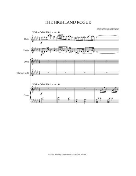 THE HIGHLAND ROGUE [mixed quintet]